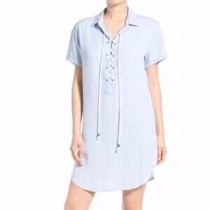 Rails “Rocky” Lace Up Chambray Shift sz S